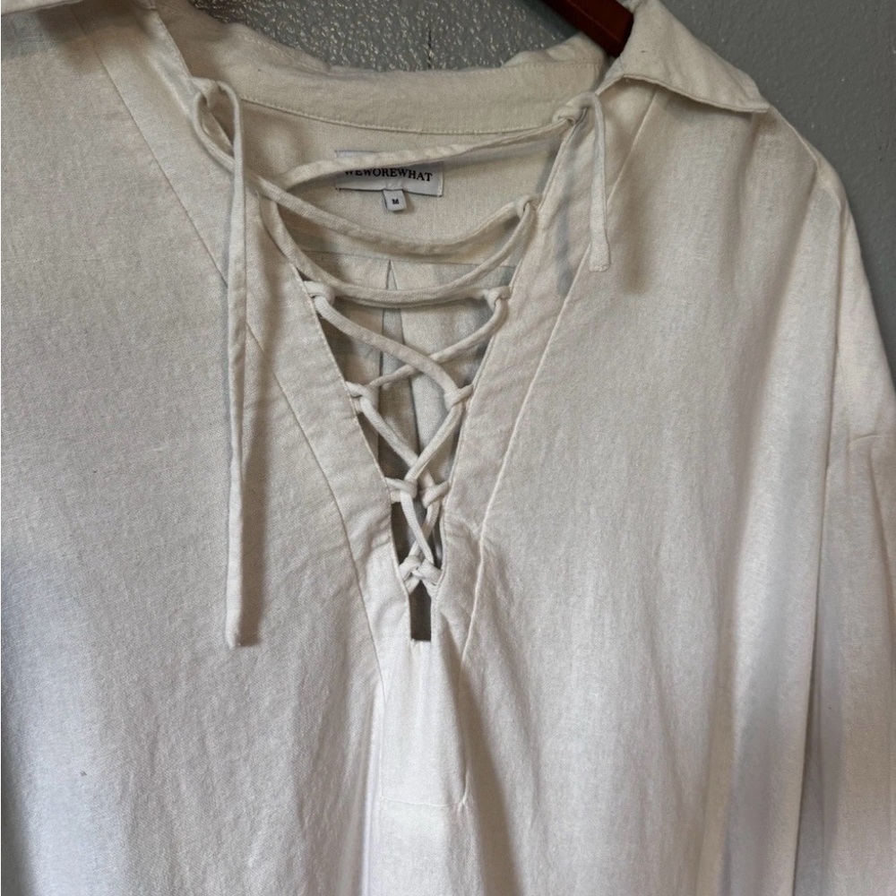 WeWoreWhat Cream Mini Dress - Picture 3 of 10